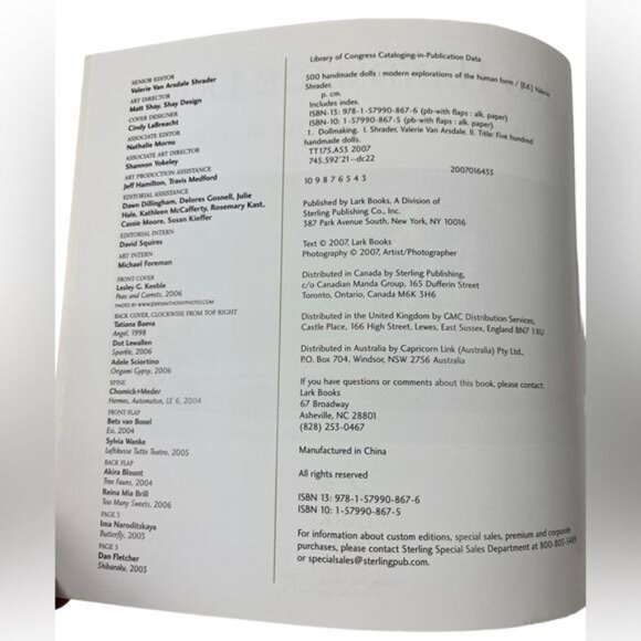 500 Handmade Dolls:  Modern Explorations of the Human Form, 2007 Softcover - Picture 3 of 14